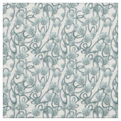 Desert Succulents for a Modern repeat Pattern Stof (Swatch)