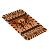 Desert Sun Cactus Kokopelli Southwest Magneet (Rechterzijde)