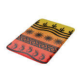 Desert Sun Cactus Zuidwest Design Kokopelli Badmat (Gekanteld)