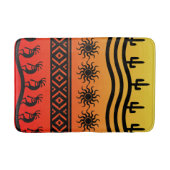 Desert Sun Cactus Zuidwest Design Kokopelli Badmat (Voorkant)