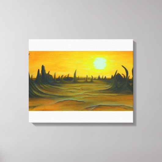 Desert Sun Canvas Afdruk (Voorkant)