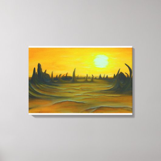 Desert Sun Canvas Afdruk (Voorkant)