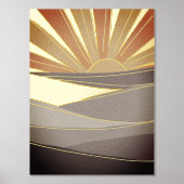 Desert Sun Folie Afdrukken (Voorkant)