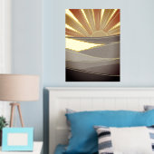 Desert Sun Folie Afdrukken (Insitu (Slaapkamer))