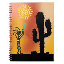 Desert Sun Kokopelli Notitieboek