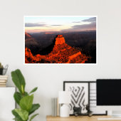 Desert Sunrise 36 x 24 Poster (Thuiskantoor)