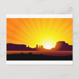Desert Sunrise Briefkaart