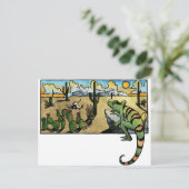 Desert Sunrise Briefkaart (Staand voorkant)