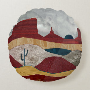 Desert Sunrise Rond Kussen