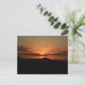 Desert Sunset Briefkaart (Staand voorkant)
