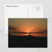 Desert Sunset Briefkaart (Voorkant / Achterkant)