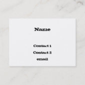 Desert Sunset Cactus Visitekaartje (Achterkant)