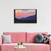 Desert Sunset Canvas Afdruk (Insitu (Woonkamer))