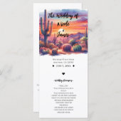 Desert Sunset Glissant Aquarelle Programme Sud-Oue (Devant / Derrière)