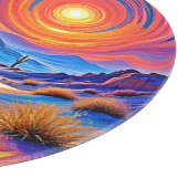Desert Sunset Glow Snijplank (Hoek)