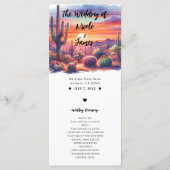 Desert Sunset Glow Waterverf Zuidwest Programma (Voorkant)