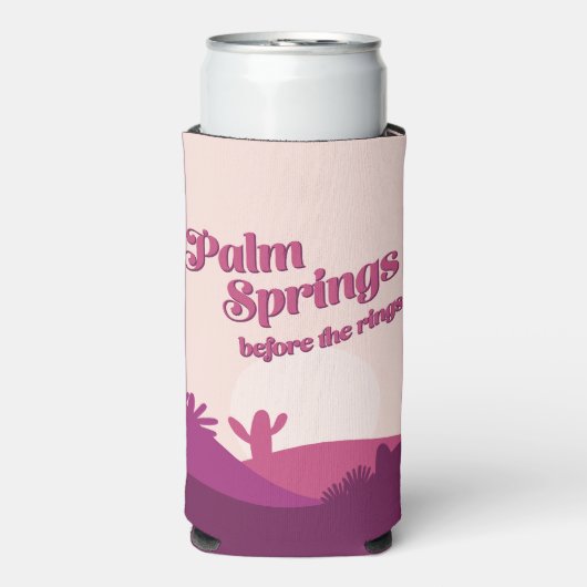 Desert Sunset Palm Springs Bachelorette Seltzer Ca (Seltzer Voorkant)