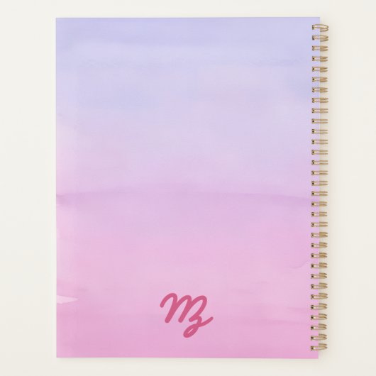 Desert Sunset Planner (Achterkant)