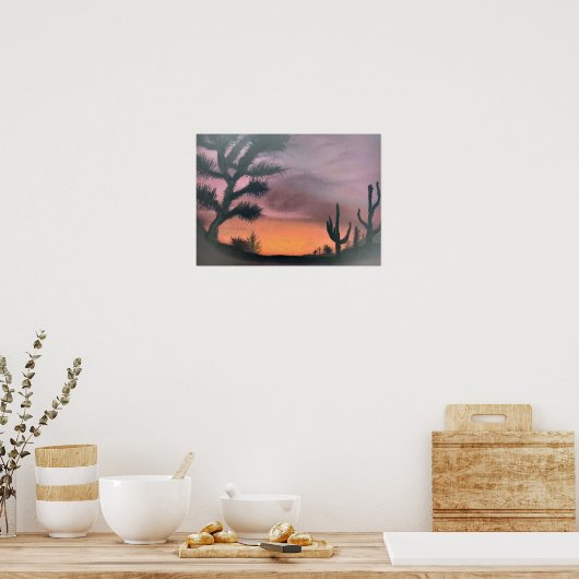 Desert Sunset Print (Keuken)