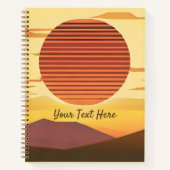 Desert Sunset Rust Orange et Journal Brown (Devant)