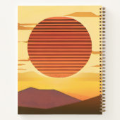 Desert Sunset Rust Orange et Journal Brown (Dos)