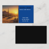 Desert Sunset Southwestern Visitekaartje (Voorkant / Achterkant)