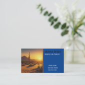Desert Sunset Sud-Ouest Carte de visite (Debout devant)