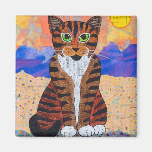Desert Tabby Magneet (Voorkant)