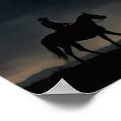 Desert Thunderstorm Poster - Lightning Strike (Hoek)