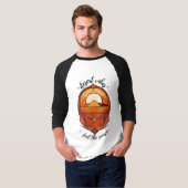 Desert Vibes 3D Mannen Raglan T-shirt (Voorkant volledig)