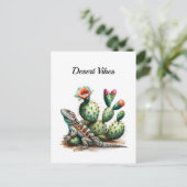 Desert Vibes Briefkaart (Staand voorkant)