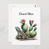 Desert Vibes Briefkaart (Voorkant / Achterkant)