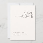 Desert Vibes Bruiloft Ivoor Verticaal ID1019 Save The Date (Voorkant)