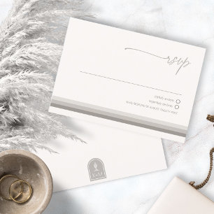 Desert Vibes Bruiloft Neutrals ID1019 RSVP Kaartje