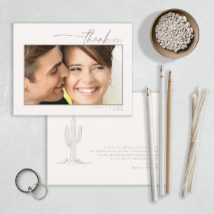 Desert Vibes Foto Dank u Ivory ID1019 Bedankkaart
