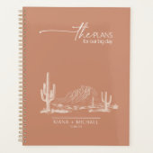 Desert Vibes Landschap Bruiloft Terra Cotta ID1019 Planner (Voorkant)