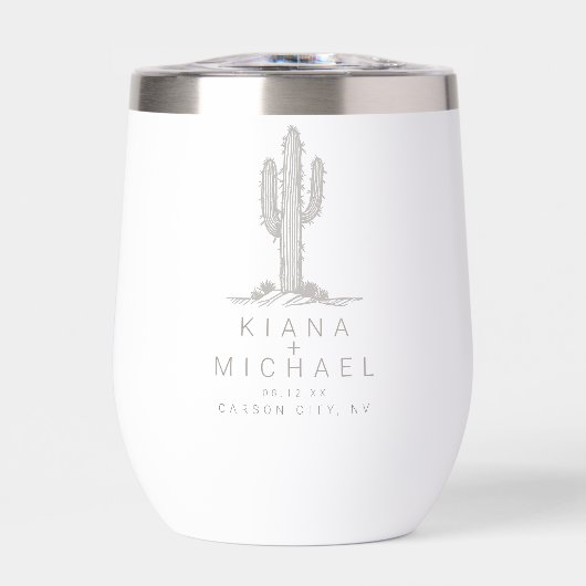 Desert Vibes Mariage Cactus Motif ID1019 (Avant)