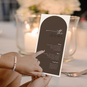 Desert Vibes Mariage Drink Menu ID1019