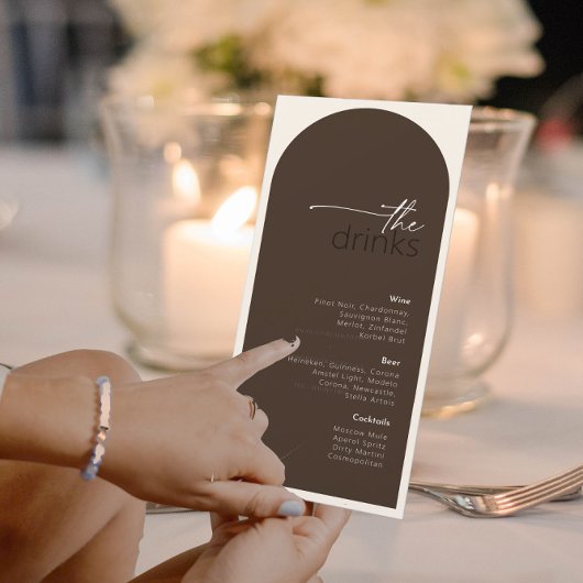 Desert Vibes Mariage Drink Menu ID1019