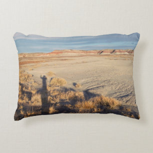 Desert Wave: Petrified Forest National Park Decoratief Kussen