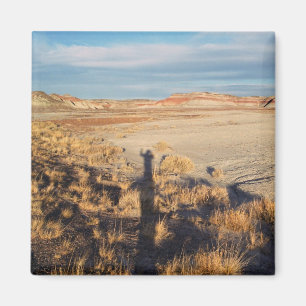 Desert Wave: Petrified Forest National Park Photo Magneet