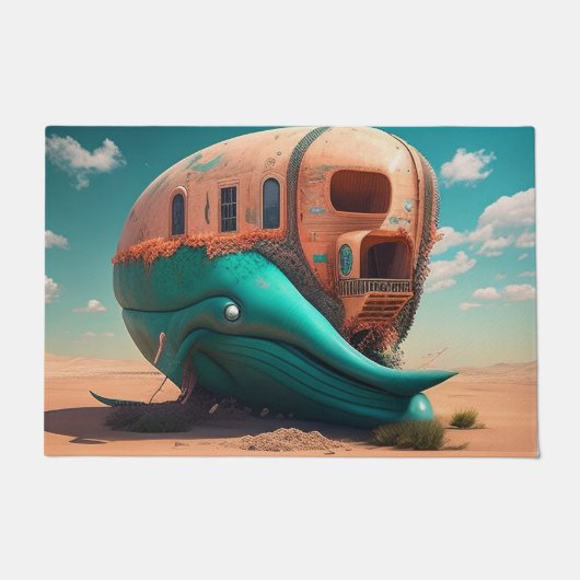 Desert Whale House Deurmat (Voorkant)