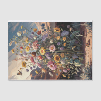 Desert Wildflower Bouquet, Zuidwestelijke Canyon Tissuepapier