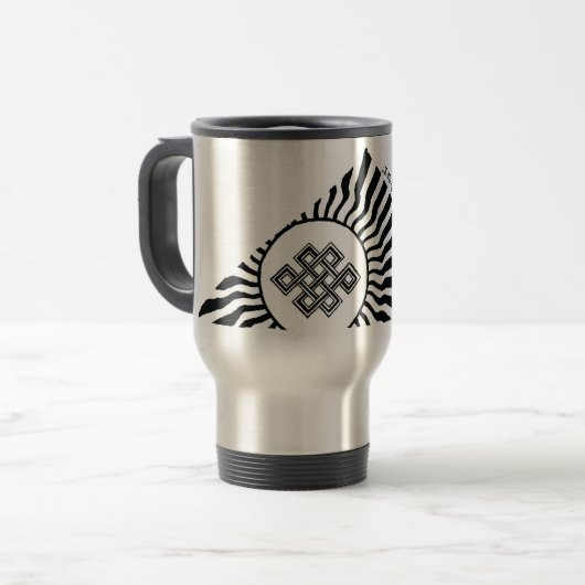 Desert Willow Aikido Stainless Travel Mug Reisbeker (Voorkant links)