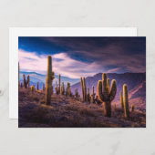 Deserts | Cactus Landscape Argentina Bedankkaart (Voorkant / Achterkant)