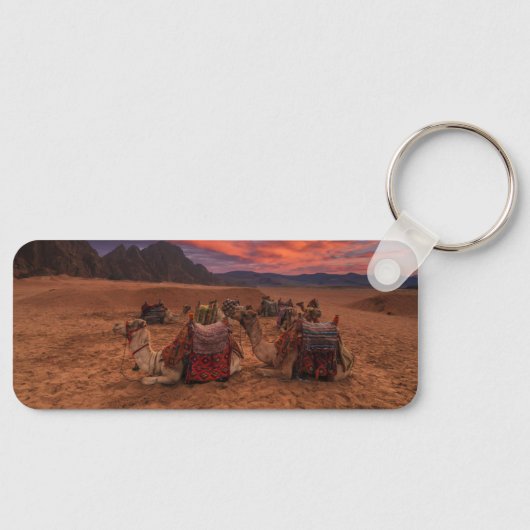 Deserts | Camels Sinai Mountains Egypt Sleutelhanger (Voorkant)