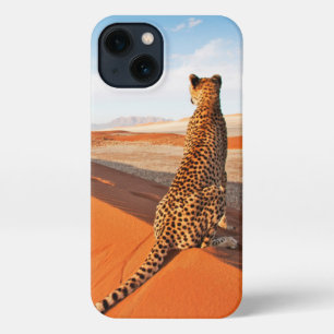 Deserts Cheetah Savannah Desert iPhone 13 Hoesje