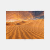 Deserts Desert in the United Arab Emirates Fleece Deken (Voorkant (Horizontaal))