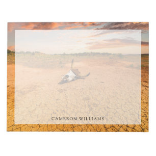 Deserts   Desert with Cow Skull Notitieblok