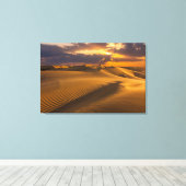 Deserts | Landscape of Sand Dunes Canvas Afdruk (Insitu (Houten vloer))